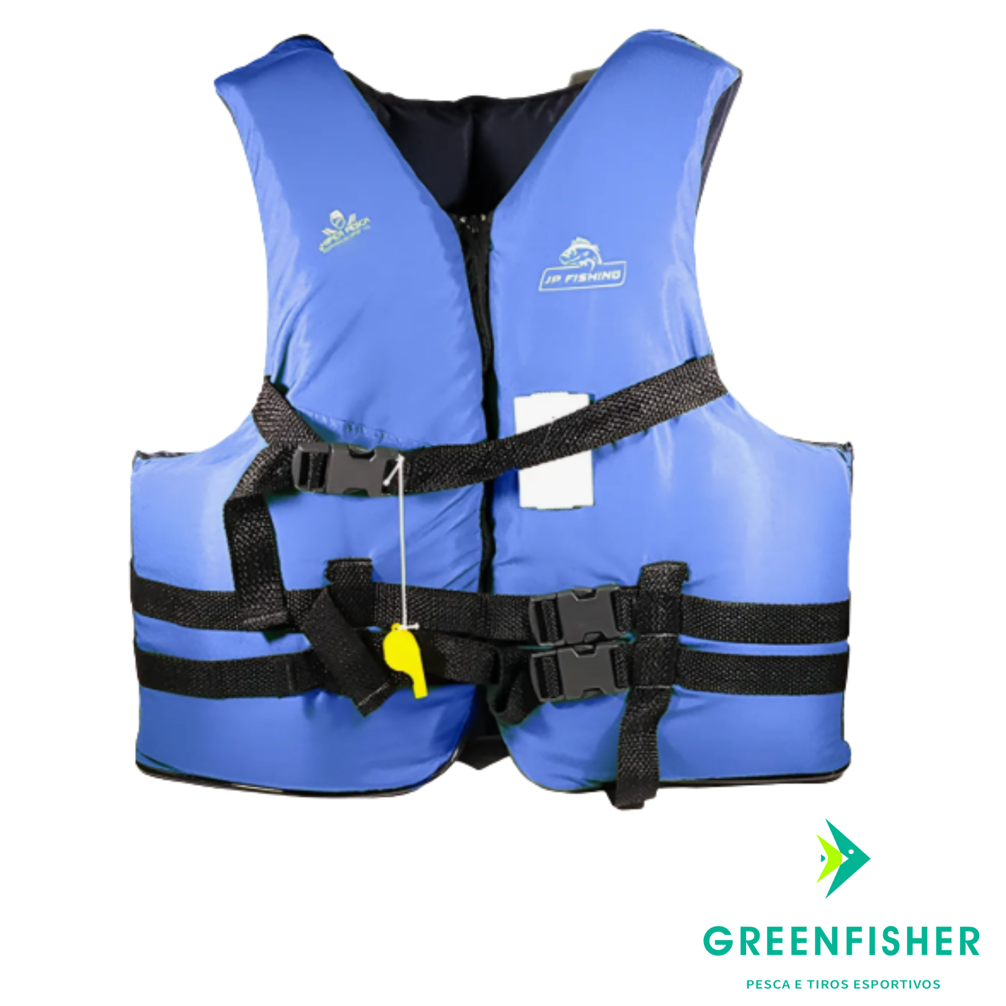 COLETE SALVA VIDAS - 50KG C/ZIPER AZUL / HIPER PESCA