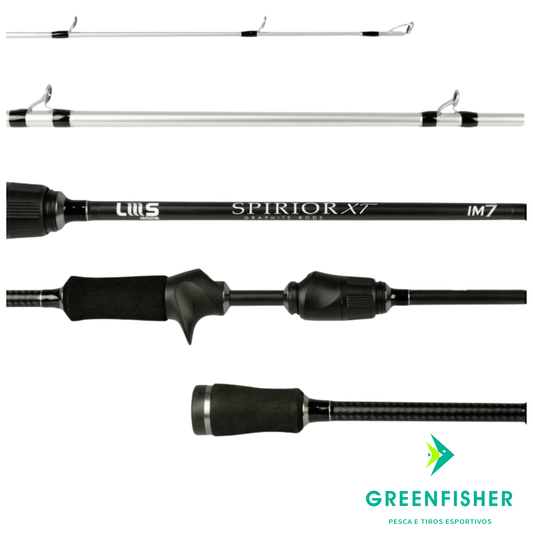 VARA SPIRIOR  XT 5'8 5-14LB 3PTS CARRETILHA / LUMIS