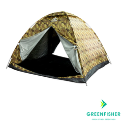 BARRACA AF 300 CAMUFLADA MARRON 5/6 PESSOAS / ALBATROZ FISHING