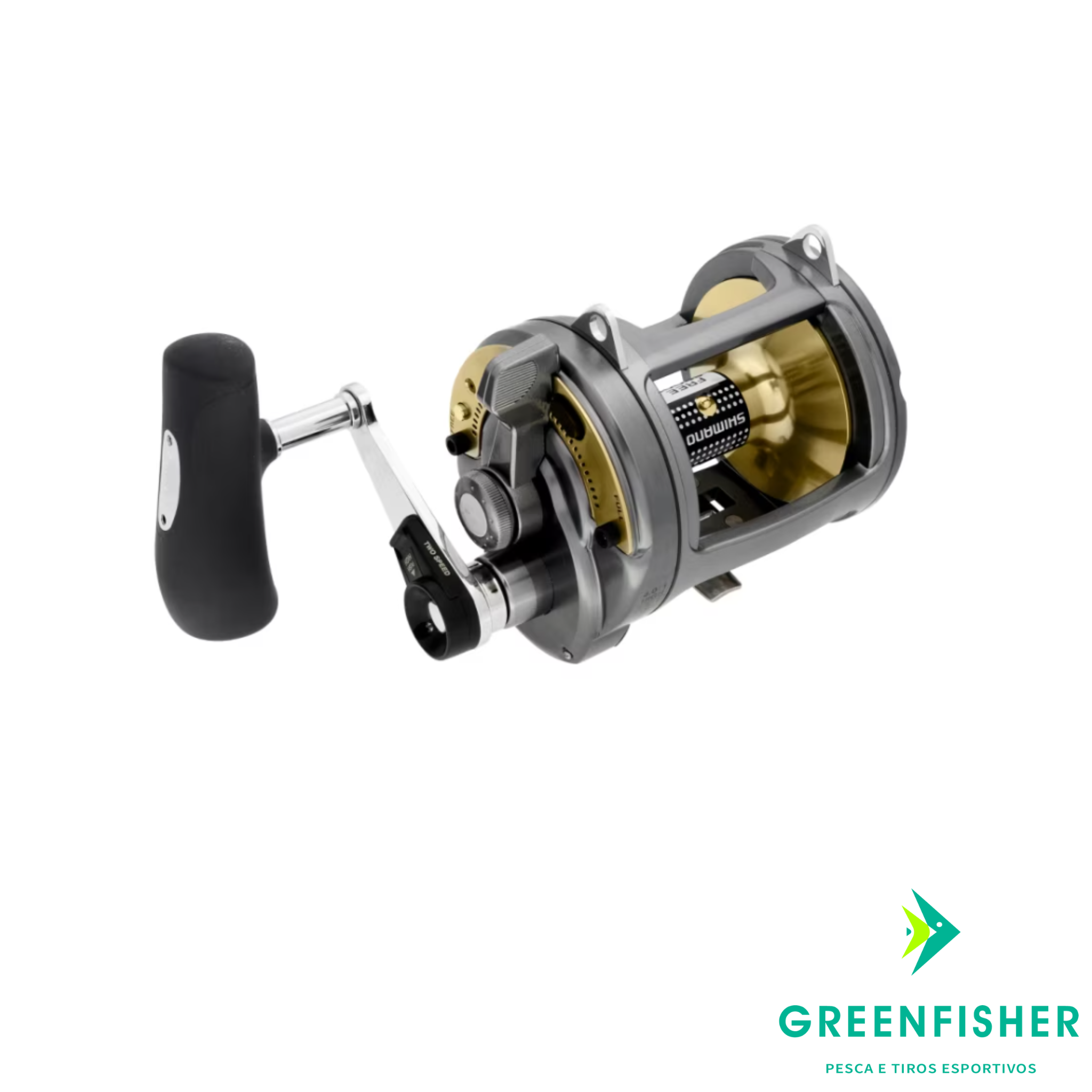 CARRETILHA TYRNOS 50 II LRSGR 2 SPEED / SHIMANO