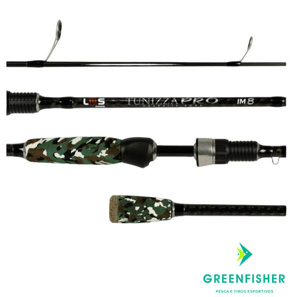VARA TUNIZZA PRO 6'3 4-12LB MOLINETE / LUMIS