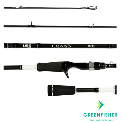 VARA CRANK 6'0 10-25 LB CARRETILHA / LUMIS