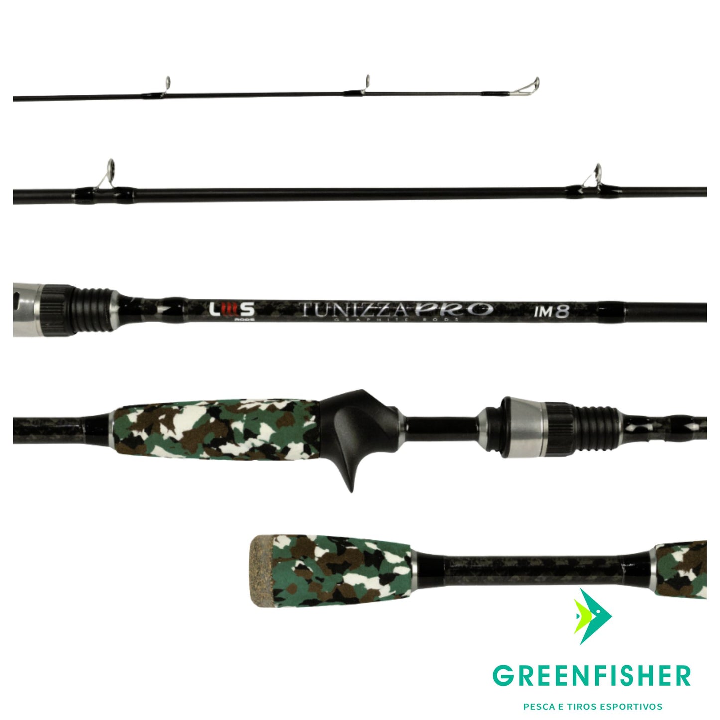 VARA TUNIZZA PRO 6'0 10-25LB CARRETILHA / LUMIS