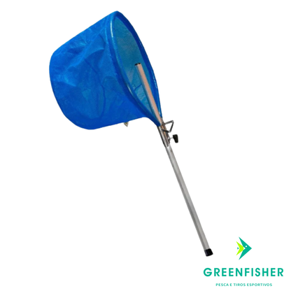 PASSAGUÁ RETRÁTIL C/ PEGADOR E TELA EMBORRACHADA AZUL/ NARCISO