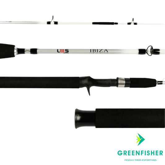 VARA IBIZA 1,80M 8-25LBS 2PT CARRETILHA / LUMIS
