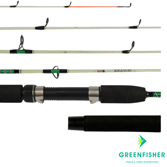VARA KRATON 6-12LB  2P MOLINETE / LUMIS