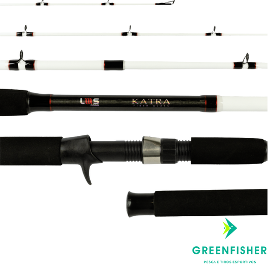 VARA KATRA 6'0 15-30LB 2P CARRETILHA / LUMIS