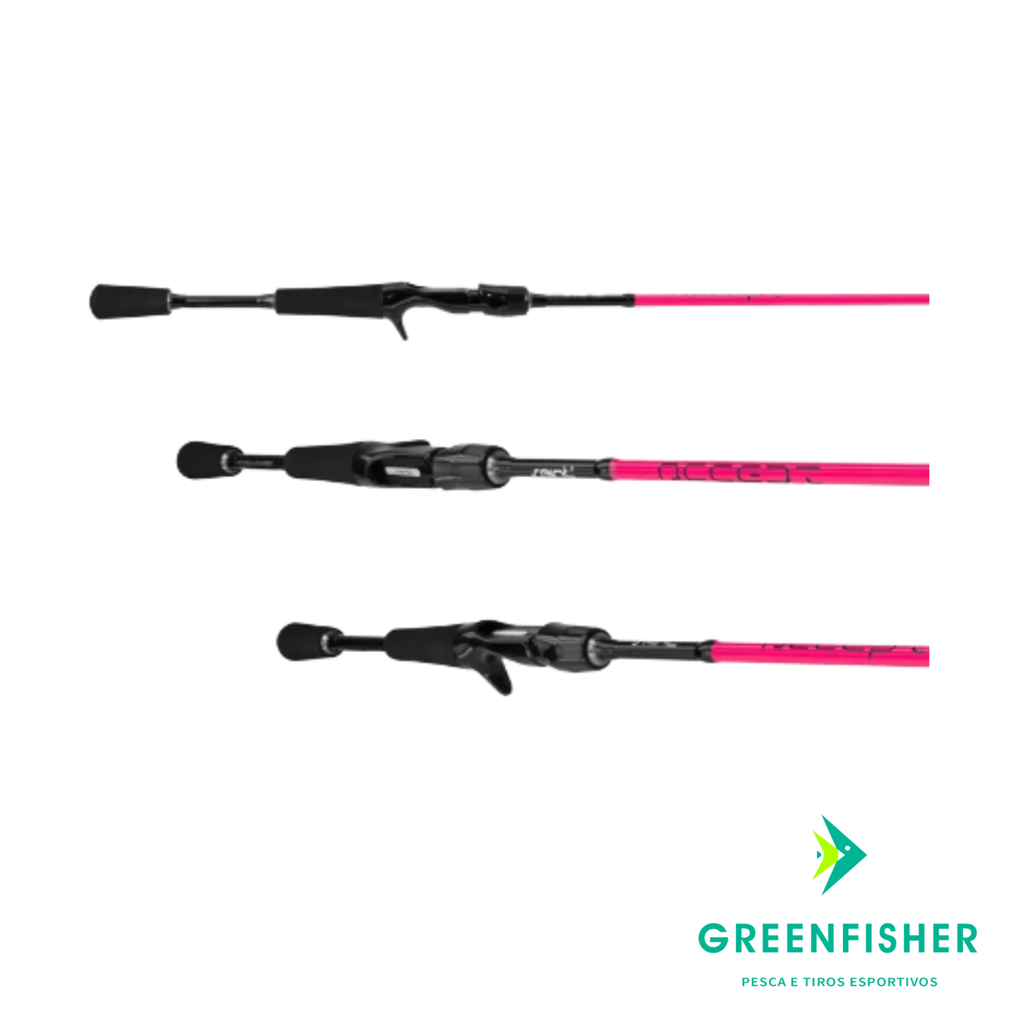 VARA ACCEPT ROSA 5'8 7-17LB CARRETILHA / SAINT