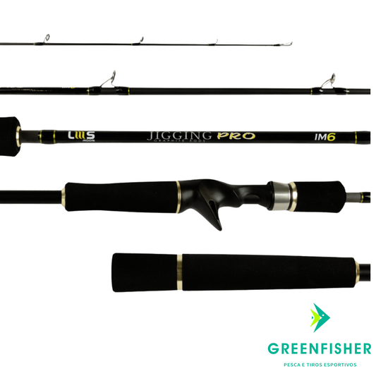 VARA JIGGING PRO 6'0 - 20-40LBS CARRETILHA / LUMIS