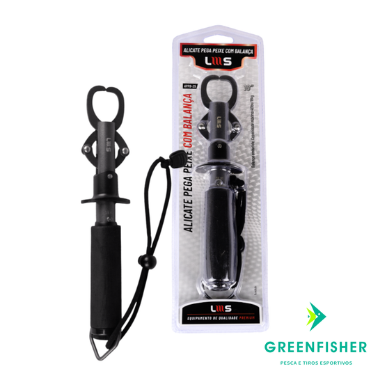 ALICATE PEGA PEIXE COM BALANÇA 10" / LUMIS