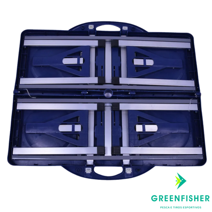 MESA DOBRAVEL COM BANQUETAS AZUL / KALA