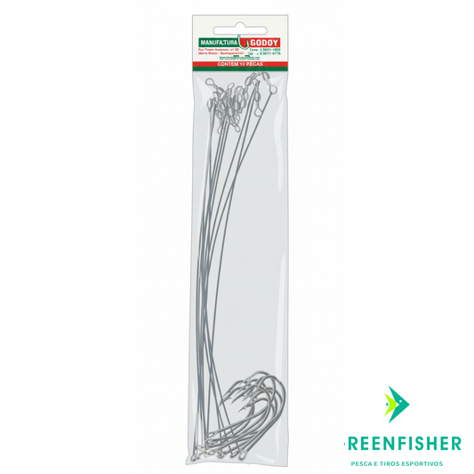 ENCASTOR C/ANZOL- 7/0 10UN 80LBS / GODOY