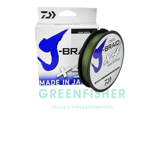 LINHA J-BRAID X4U MULTI DARK GREEN 50LB 0.33MM 135M/ DAIWA