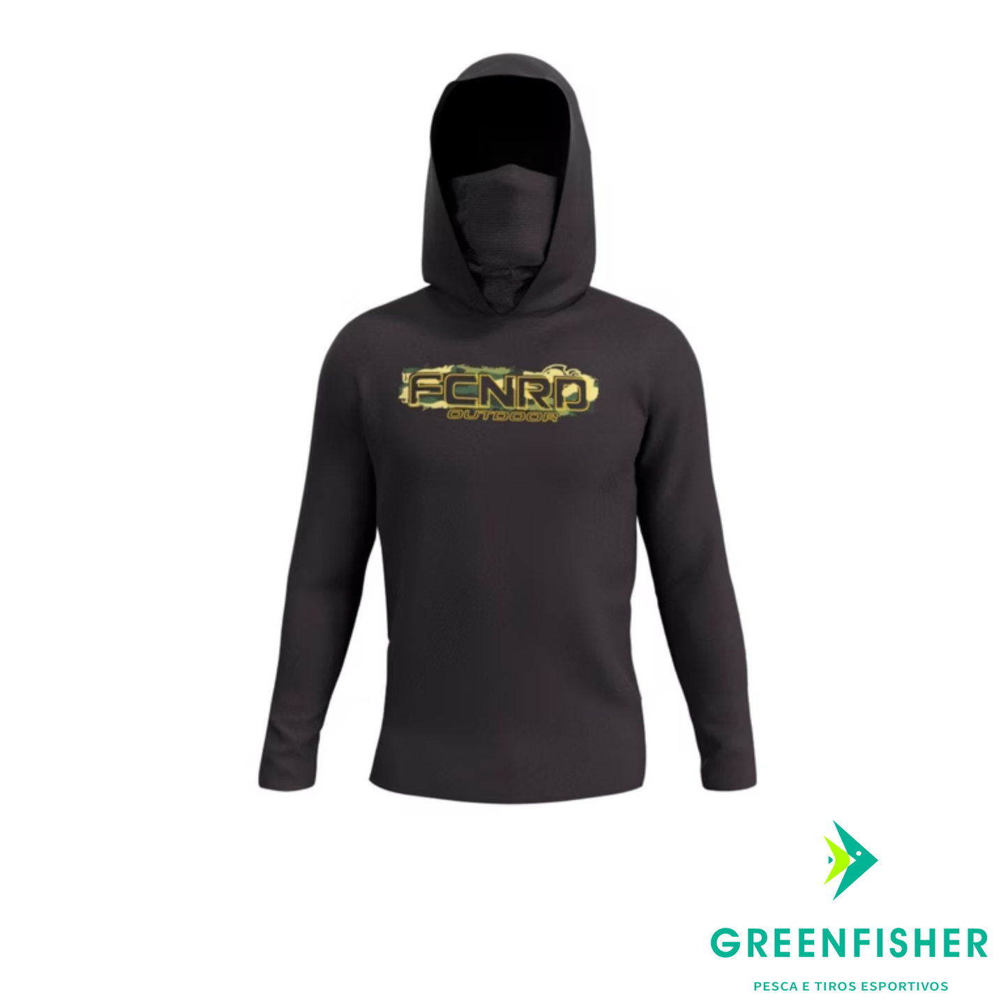 CAMISETA POLIAMIDA PRETO / FACA NA REDE