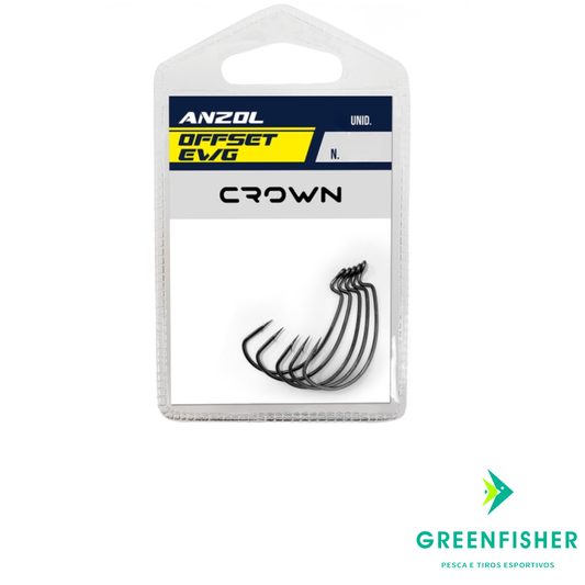 ANZOL OFFSET EWG 3/0 - C/5UN  / CROWN