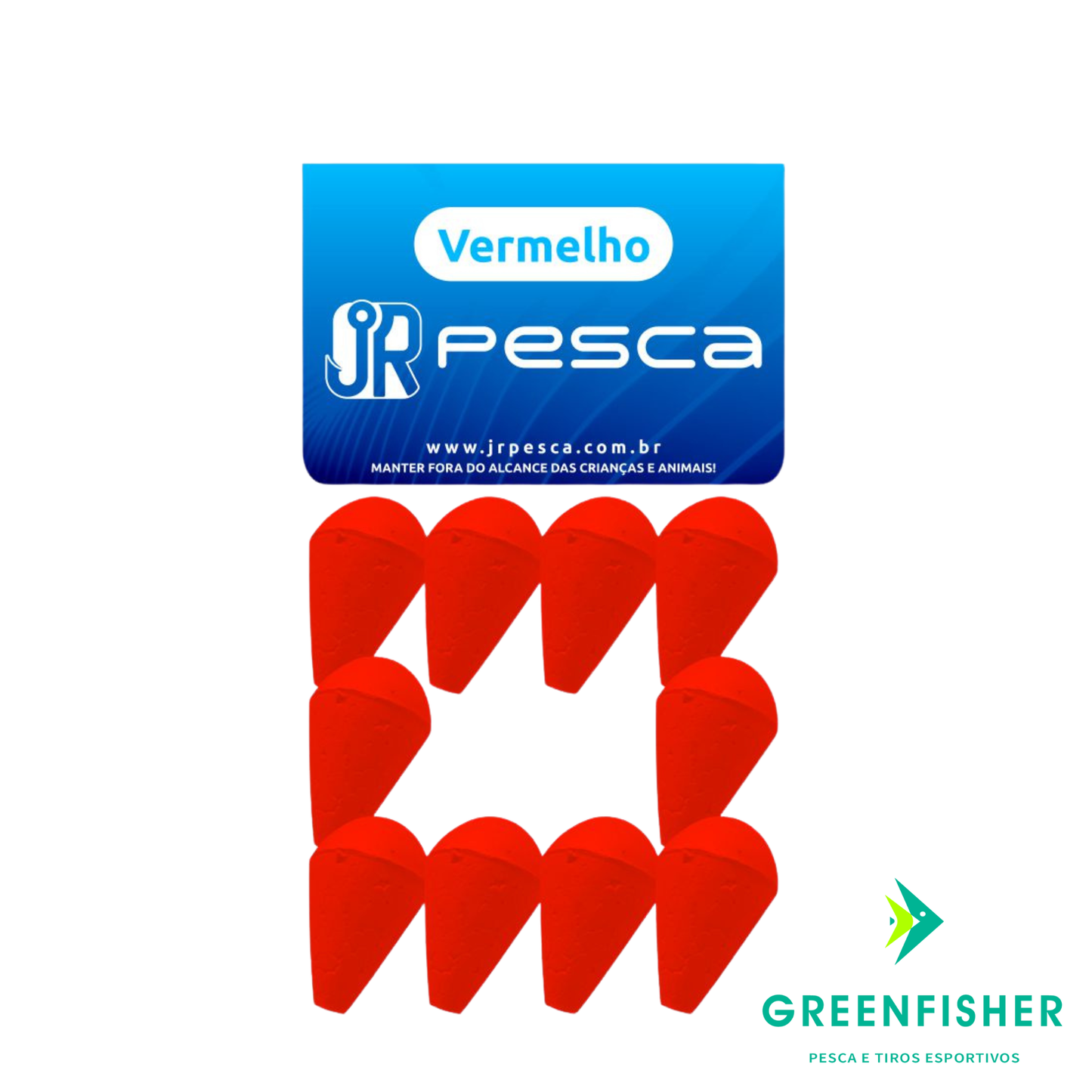 BOIA LAMBARI N02 VERMELHO / JR PESCA
