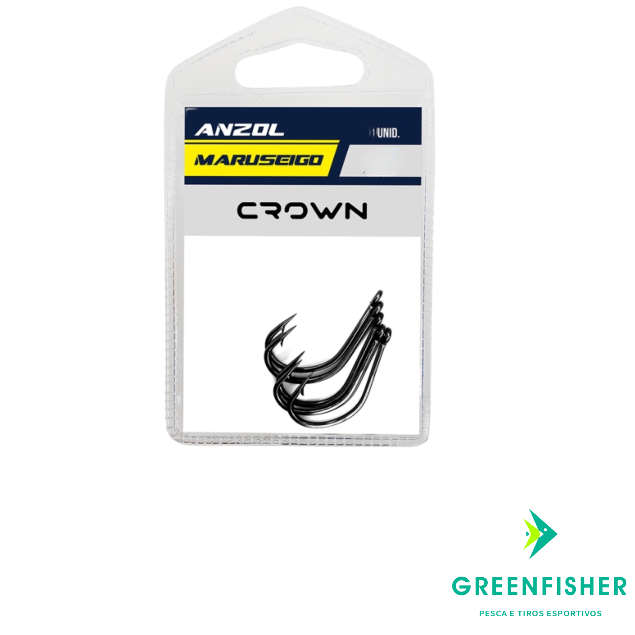 ANZOL MARUSEIGO BLACK N10 - C/10UN / CROWN