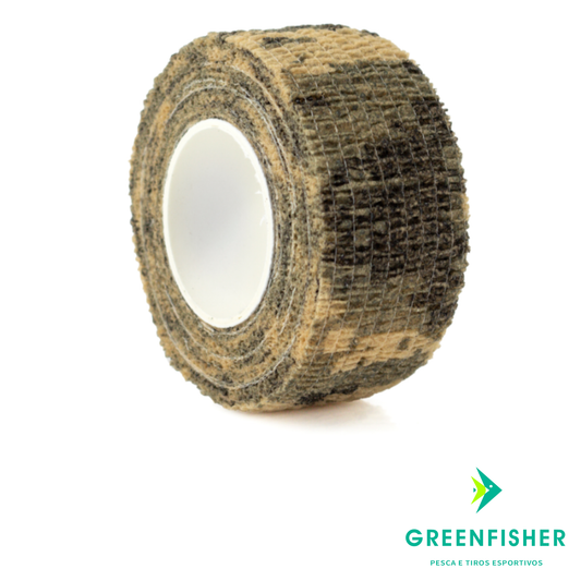 FITA DE PROTEÇÃO SLIM PRETA CAMUF. 5CM 5M - 1UN / ALBATROZ FISHING