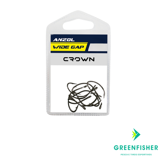ANZOL WIDE GAP N4 - C/10UN BLACK / CROWN