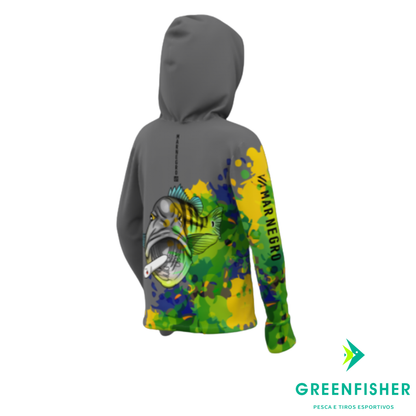 CAMISETA X-PROTECTION T/2 AQUARELA INFANTIL / MAR NEGRO&nbsp;