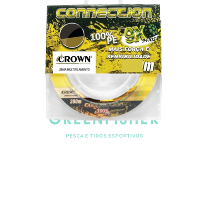 LINHA MULTI CONNECTION 9X - 0.18MM -150M  YELLOW / CRONW