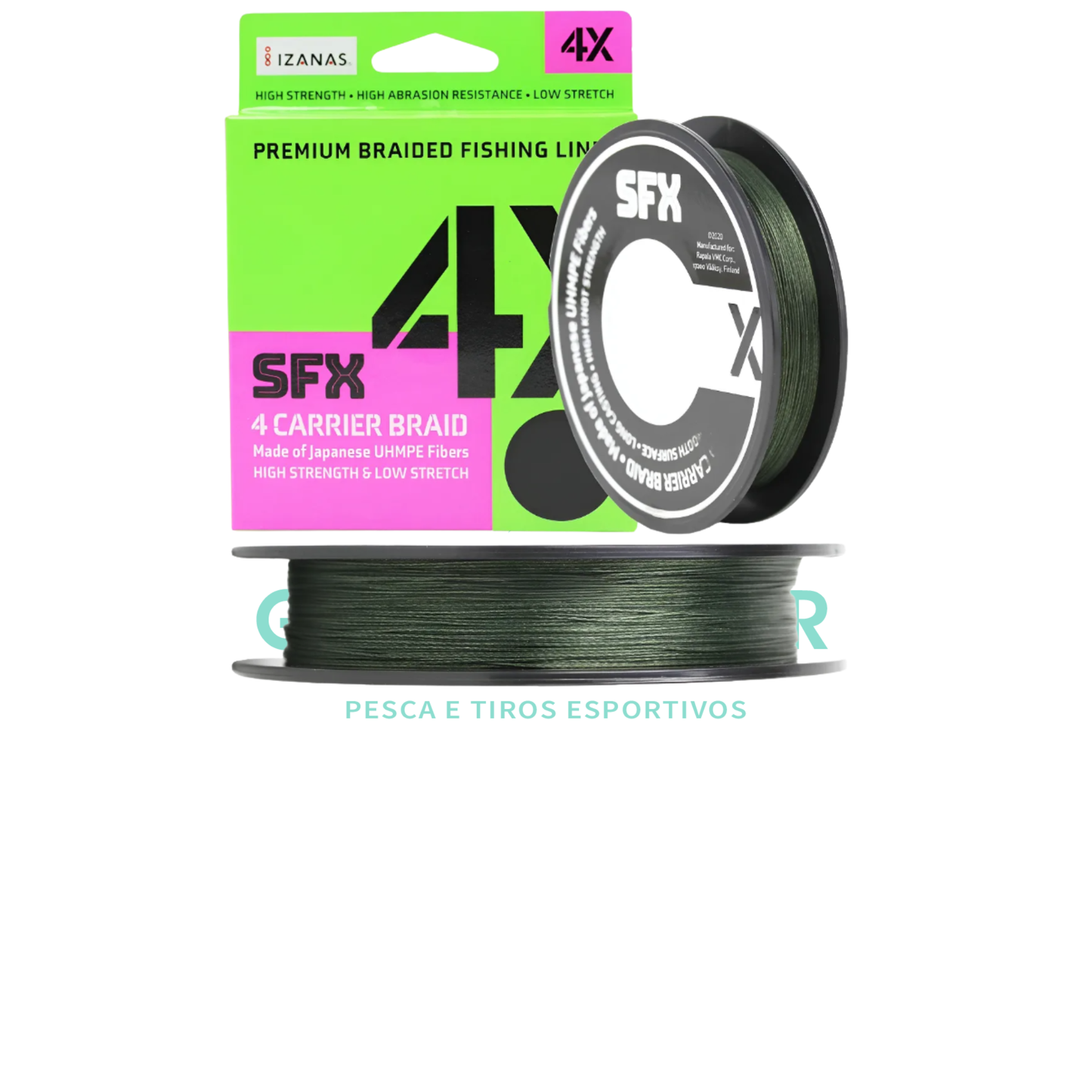 LINHA MULTI SFX 4X GREEN - 270M  / RAPALA