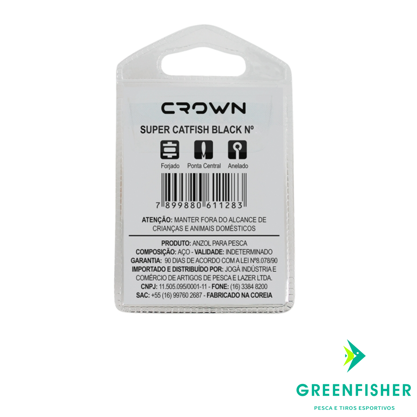 ANZOL SUPER CAT FISH BLACK - C/5UN / CROWN