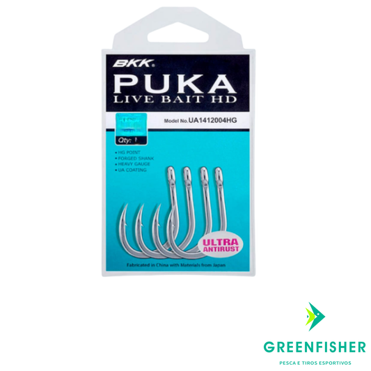 ANZOL PUKA LIVEBAIT HD N10/0 - C/3UN / BKK