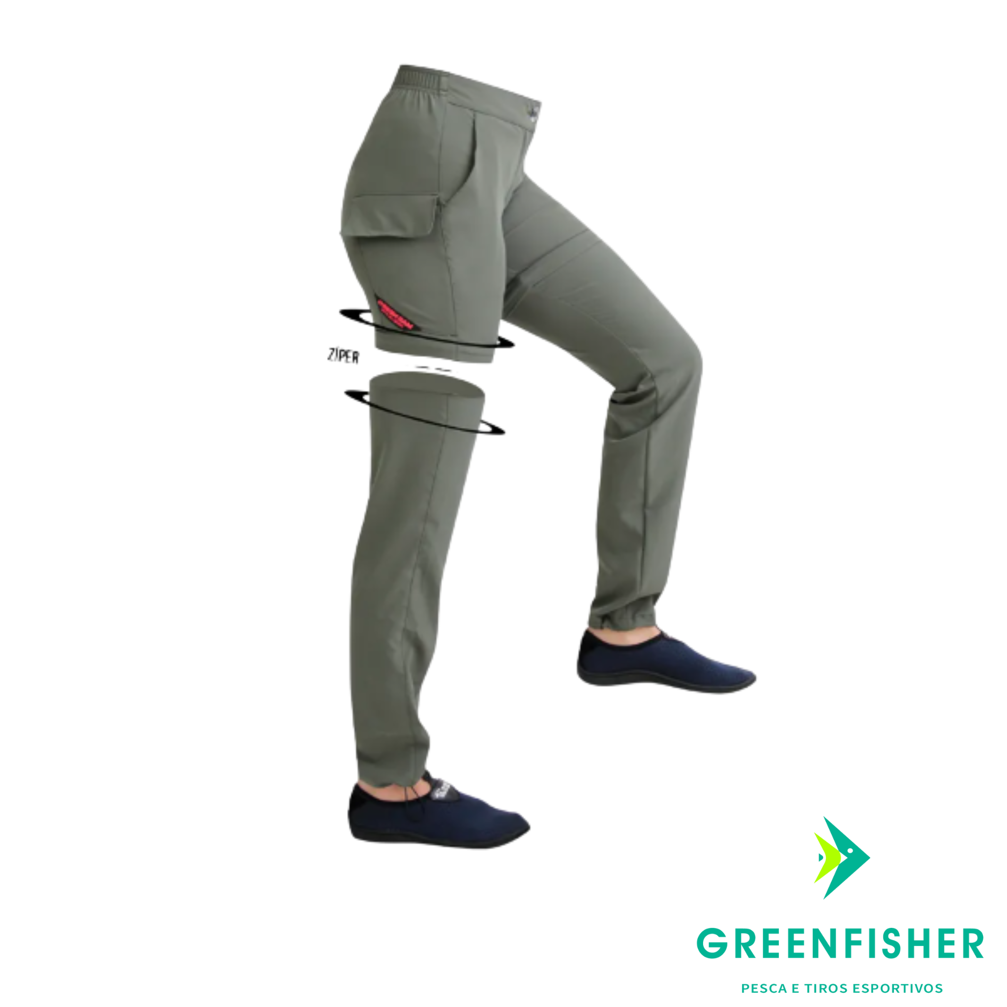 CALÇA BERMUDA COMBAT - MUSGO FEMININA / MAR NEGRO