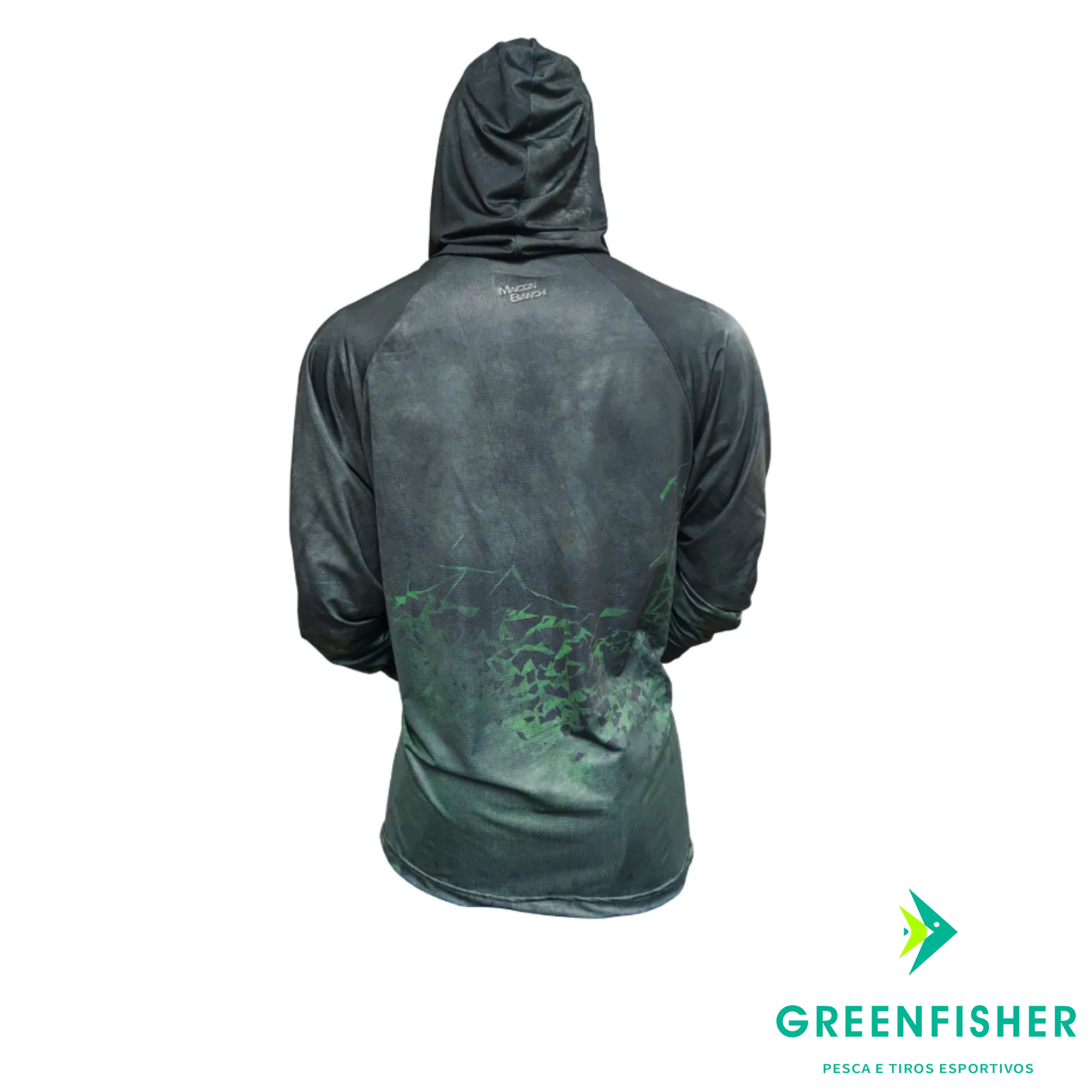 CAMISA HOODIE NEW ACTION T/M VERDE/PRETO / MONSTER 3X