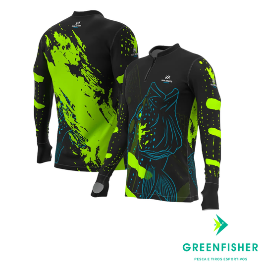 CAMISETA PREMIUM TUCUNA MASCULINA / MAR NEGRO