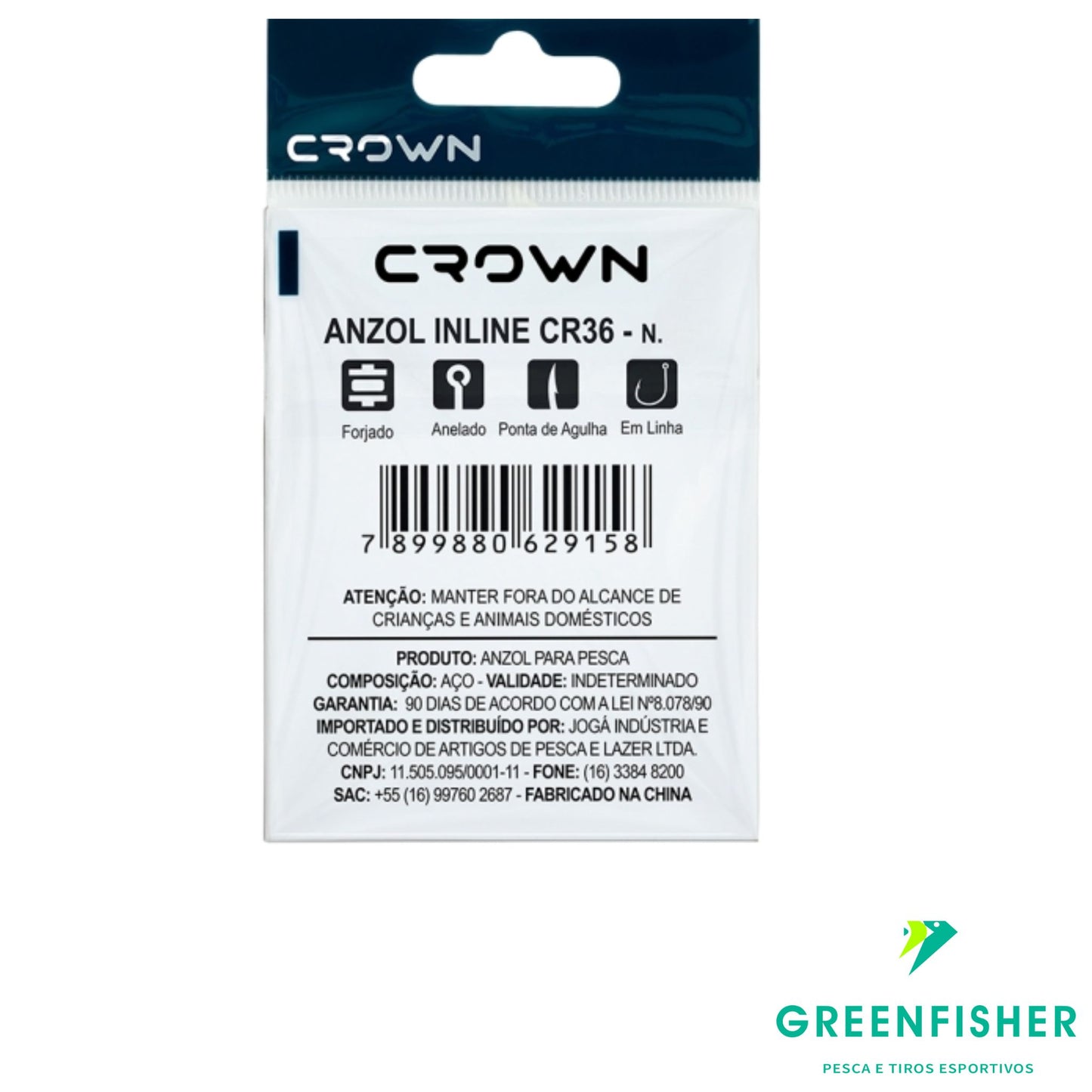 ANZOL INLINE CR36 BLACK / CROWN