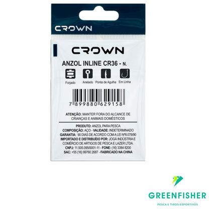 ANZOL INLINE CR36 BLACK / CROWN