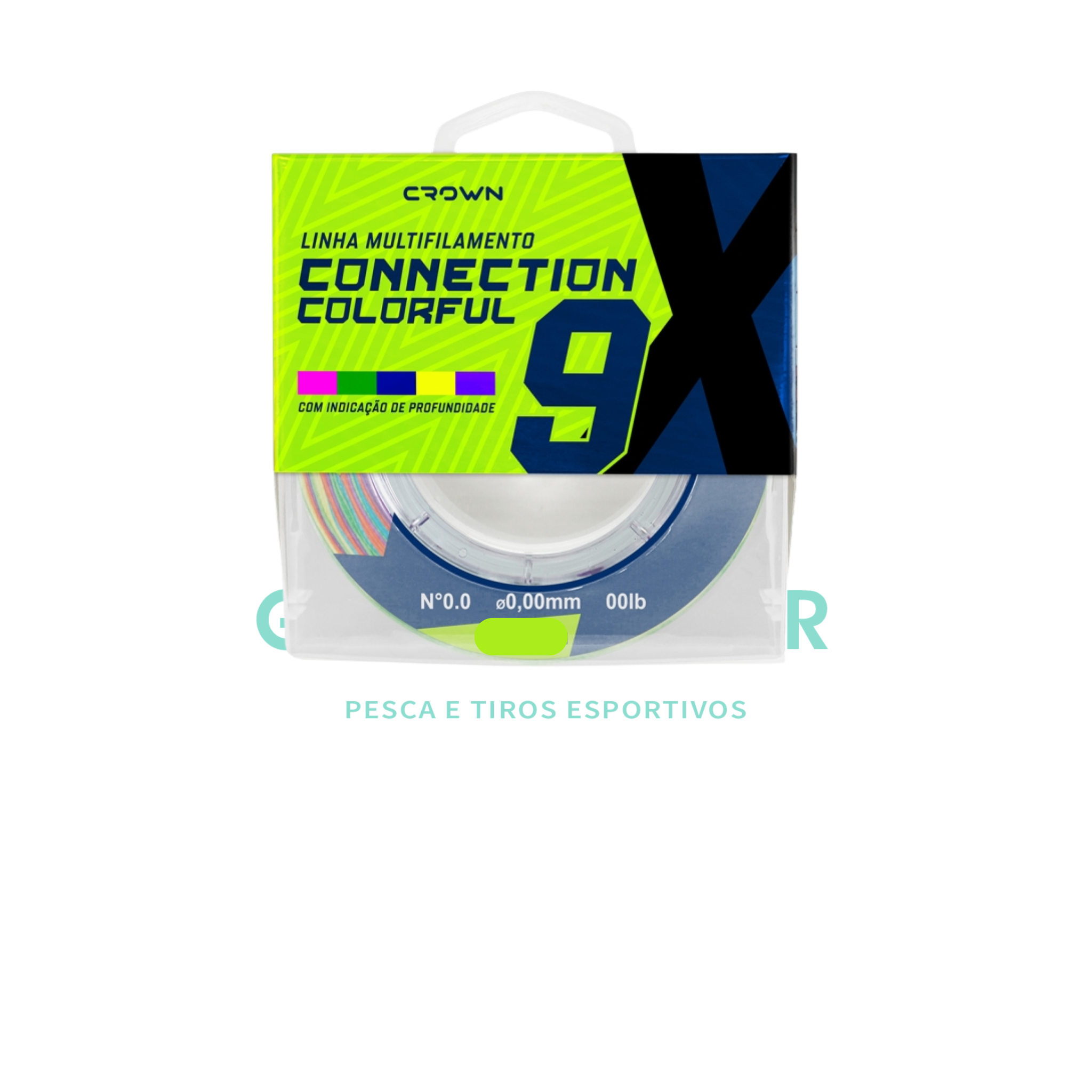LINHA MULTIFILAMENTO CONNECTION COLORFUL 9X  300M / CROWN