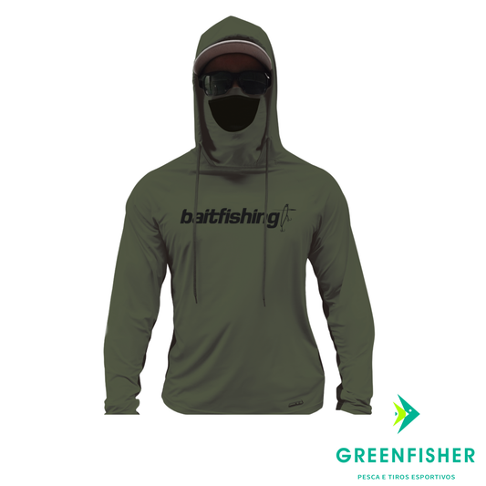 CAMISETA ARMURA MUSGO - PRETO / BAITFISHING