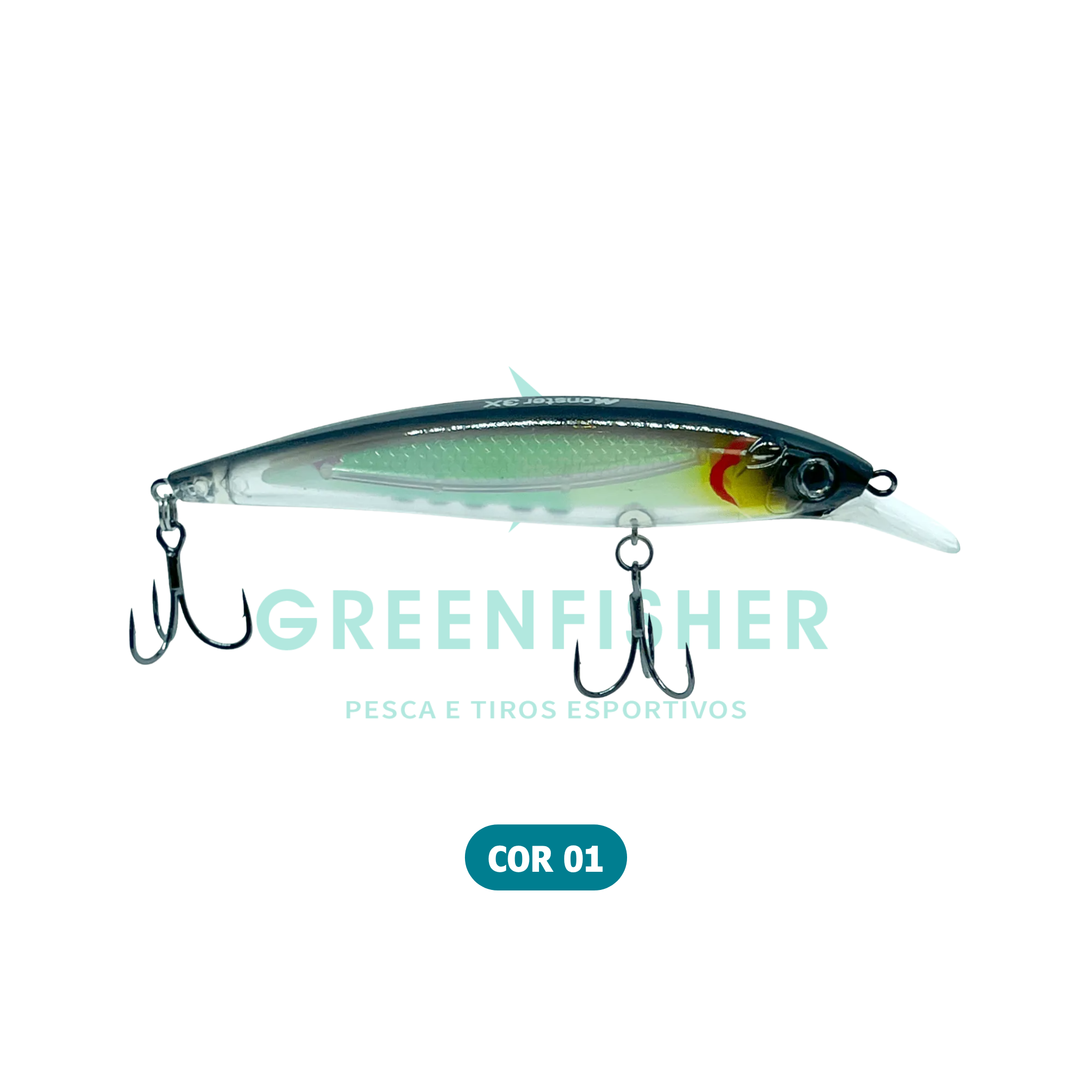 ISCA MINNOW-T 9,5CM 13G / MONSTER 3X