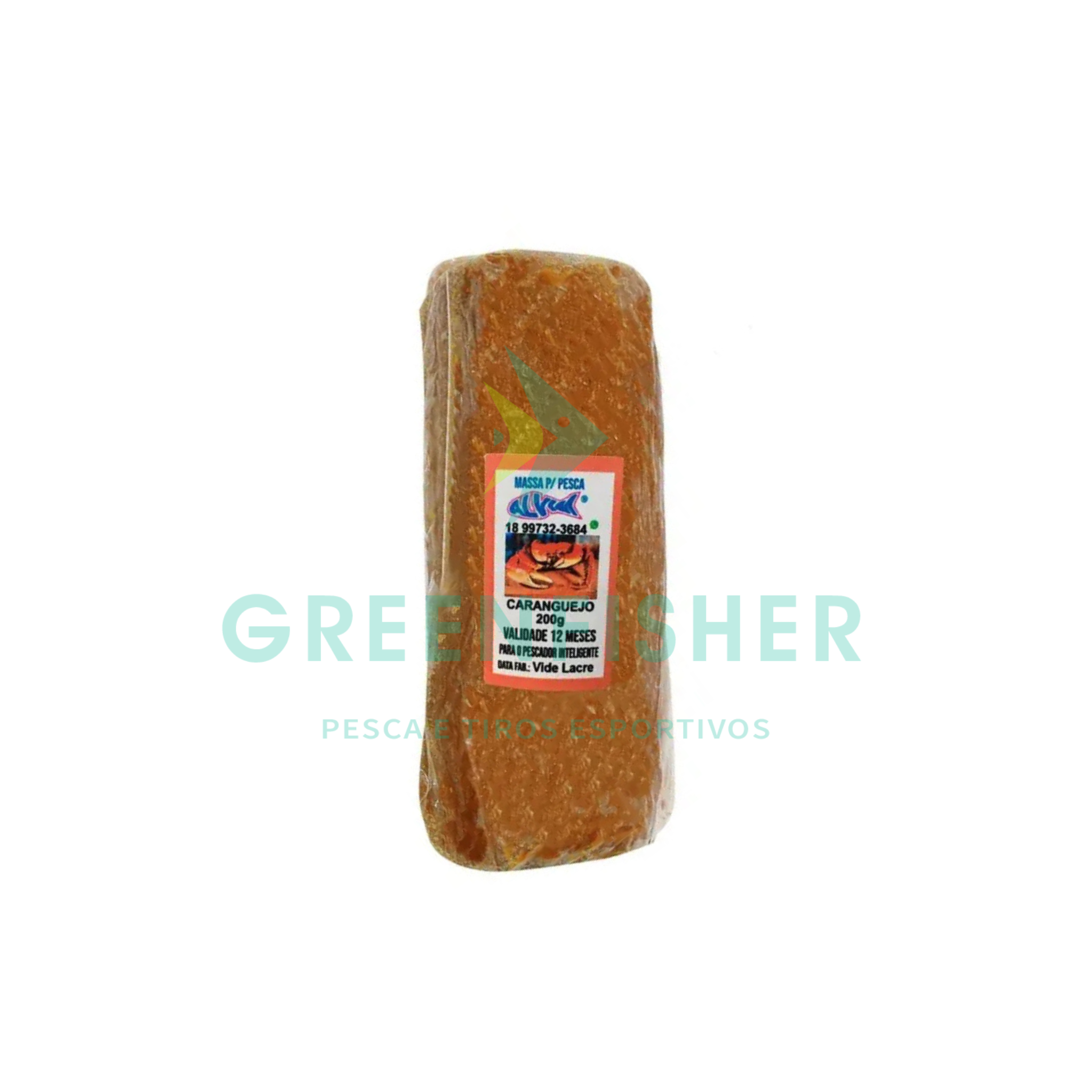 MASSA ROLO P/PESCA SABOR CARANGUEJO 200G  / ALVIM
