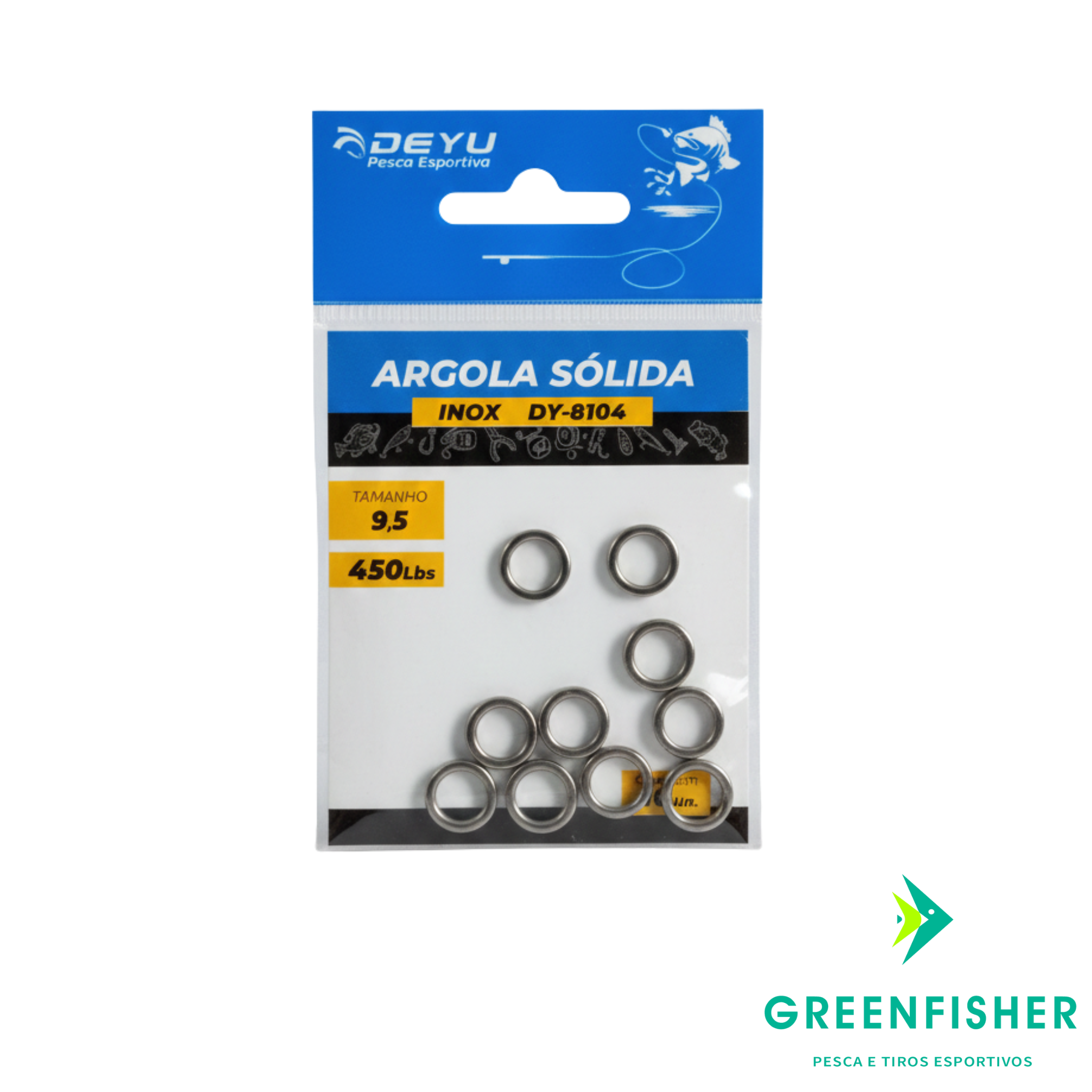 ARGOLA SOLIDA INOX DY-8104 / DEYU