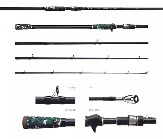 VARA TUNIZZA PRO 8'0 30-60LB 2,40M 2P / LUMIS