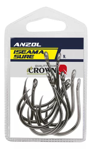 ANZOL ISEAMA SURE BLACK N20 C/10UN / CROWN