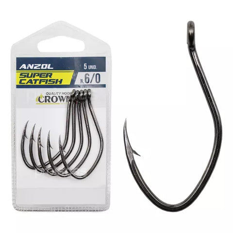 ANZOL SUPER CAT FISH BLACK 01 / CROWN