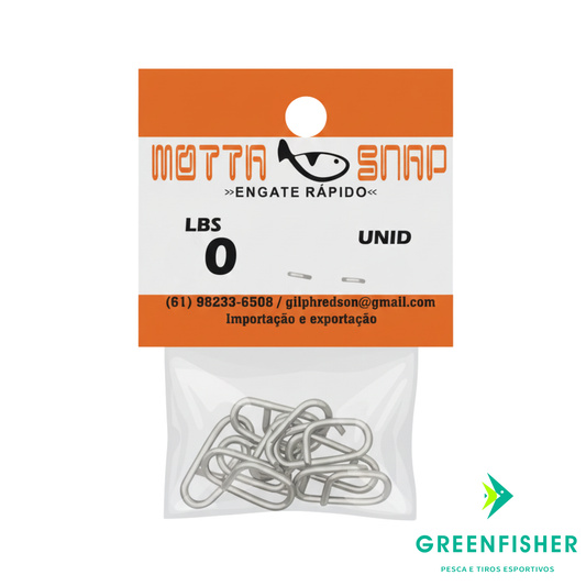 SNAP ENGATE RÁPIDO 60LB - C/10UN / MOTTA SNAP