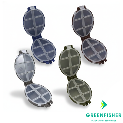 ESTOJO TARTARUGA - COM 12 DIVISÕES / HI