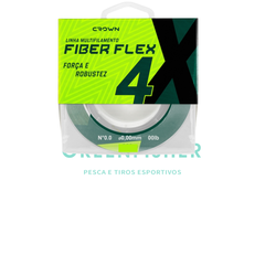LINHA MULT FIBER FLEX 4X GREEN - 100M / CROWN
