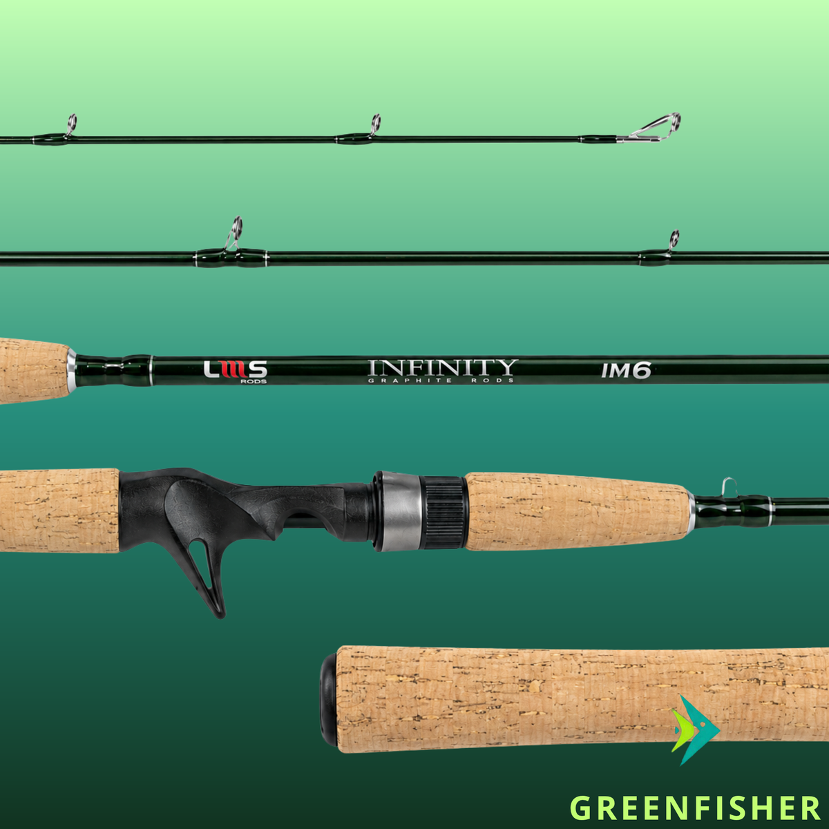 VARA INFINITY GREEN - CARRETILHA / LUMIS