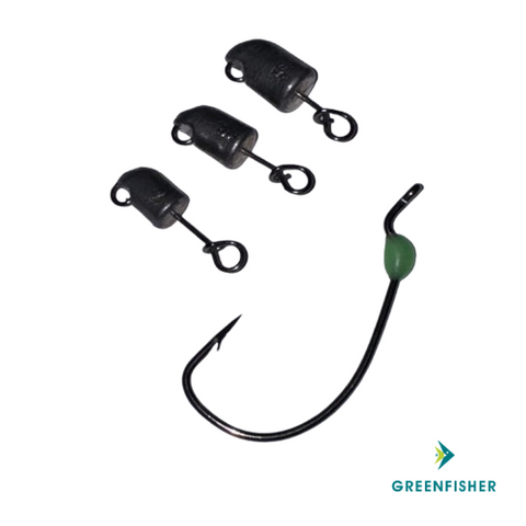 ANZOL JIG HEAD 3/0 COM ENGATE RÁPIDO 7,10,15GR / EXTREME JIGS
