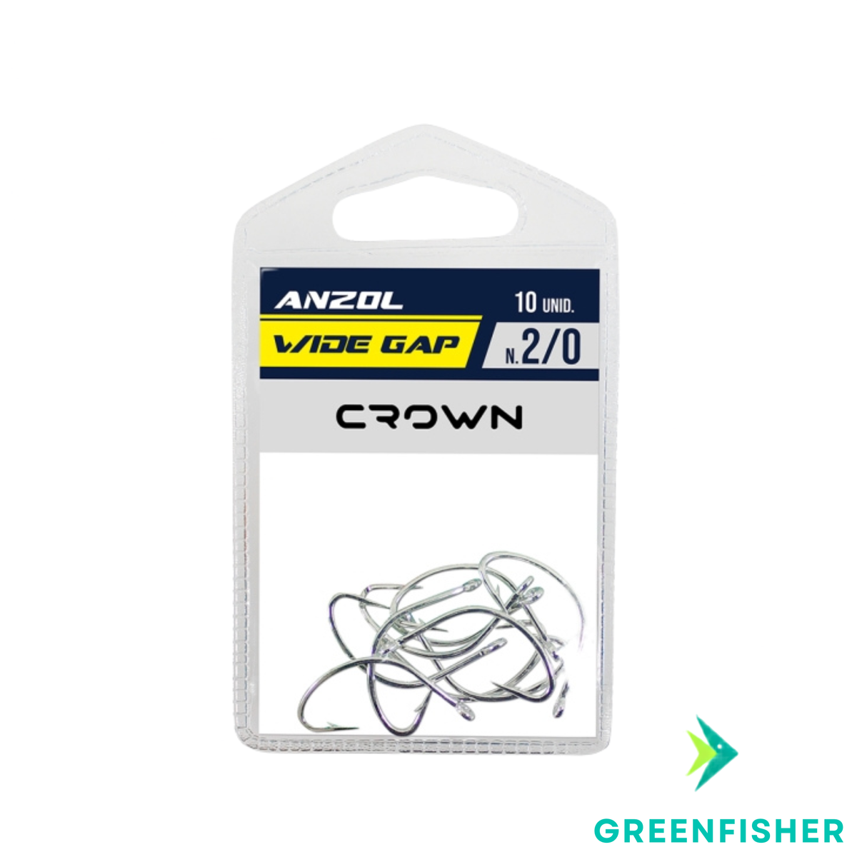 ANZOL WIDE GAP NIQUEL - 10UN / CROWN