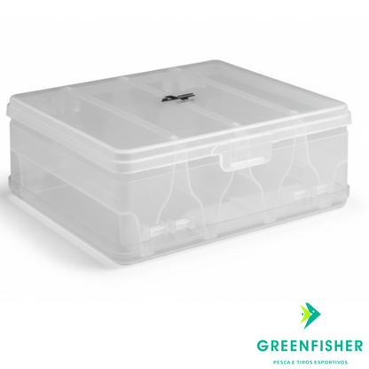 ESTOJO DUPLO H570 - COM 7 DIVISÕES / ALBATROZ FISHING