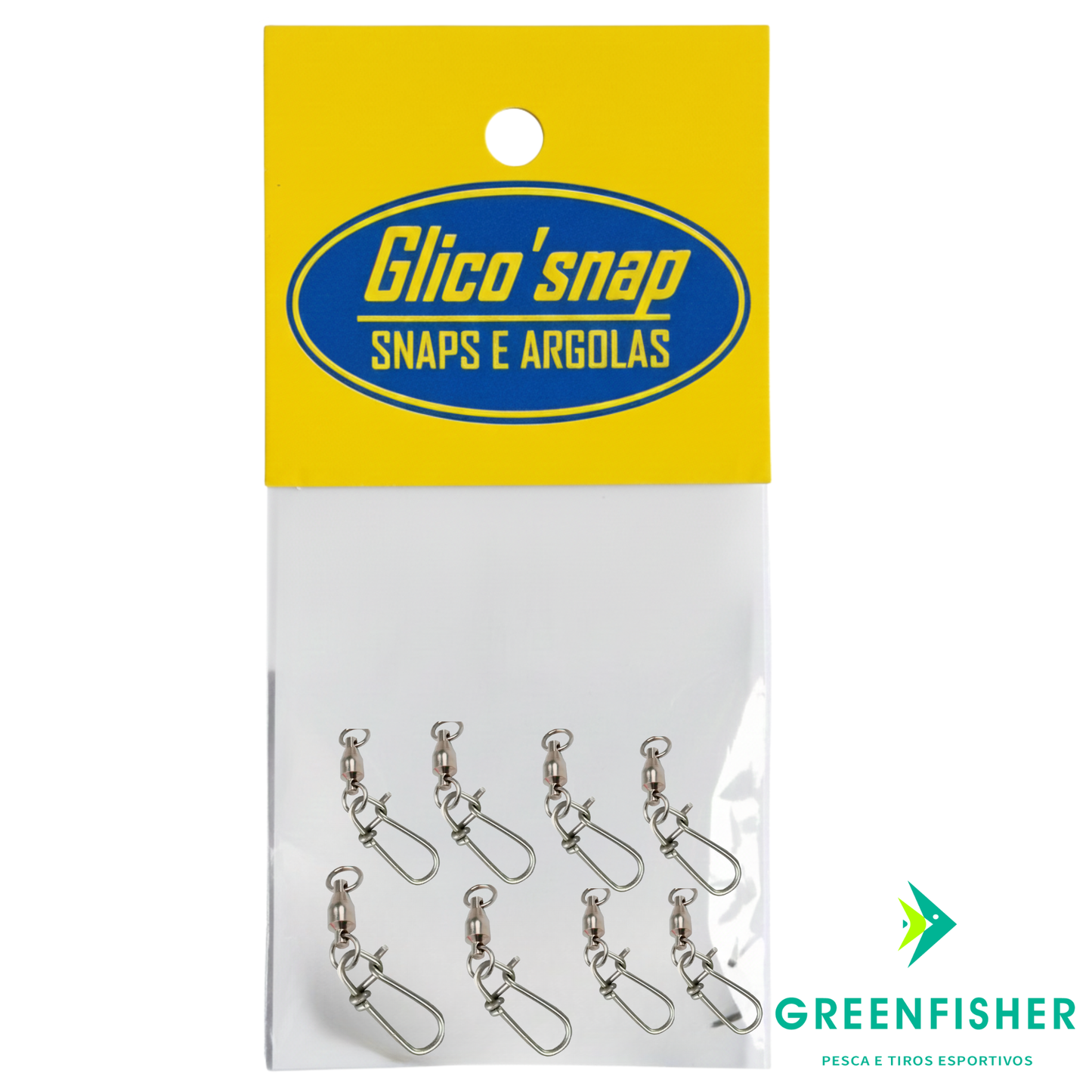 SNAP PUMPLOCK 75LBS C/GIRADOR - 4PC / GLICO