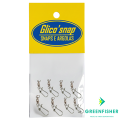 SNAP PUMPLOCK 75LBS C/GIRADOR - 4PC / GLICO